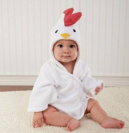 Cartoon Cute Animal Modeling Baby Bath Towels Baby Bathrobes Cotton Children&
