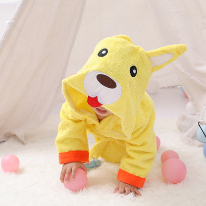 Cartoon Cute Animal Modeling Baby Bath Towels Baby Bathrobes Cotton Children&