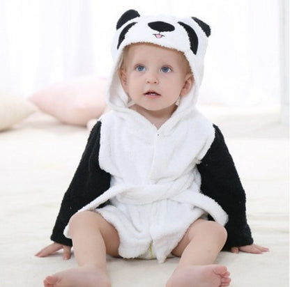 Cartoon Cute Animal Modeling Baby Bath Towels Baby Bathrobes Cotton Children&